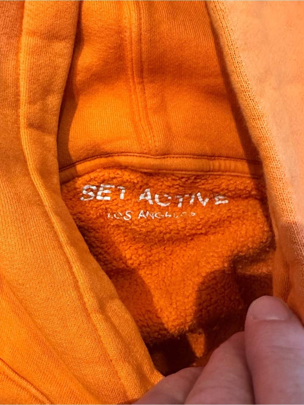 SET Active Orange Women's Hoodie Pullover - Picture 2 of 4